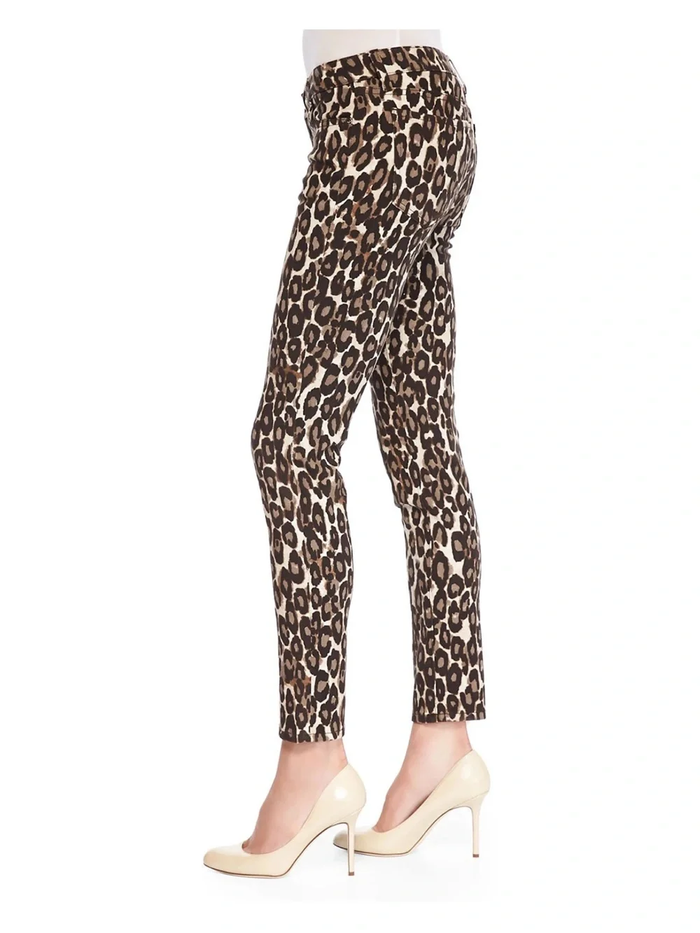 Kate Spade Broome Street Autumn Leopard Print Skinny Crop ankle 28 jeans